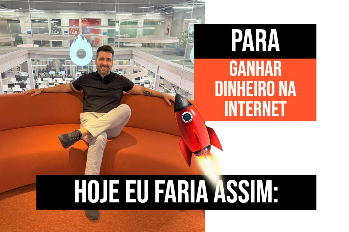 Para GANHAR DINHEIRO NA INTERNET do zero eu começaria dessa forma ...
