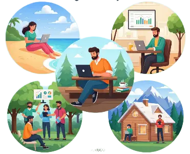 a vantagem de trabalhar online em qualquer lugar do mundo 2