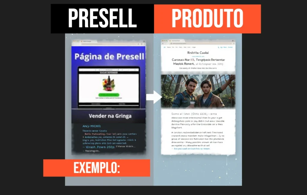 exemplo de pagina de presell